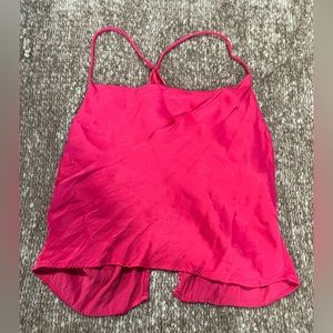Zara Hot pink flowy tank. Size small